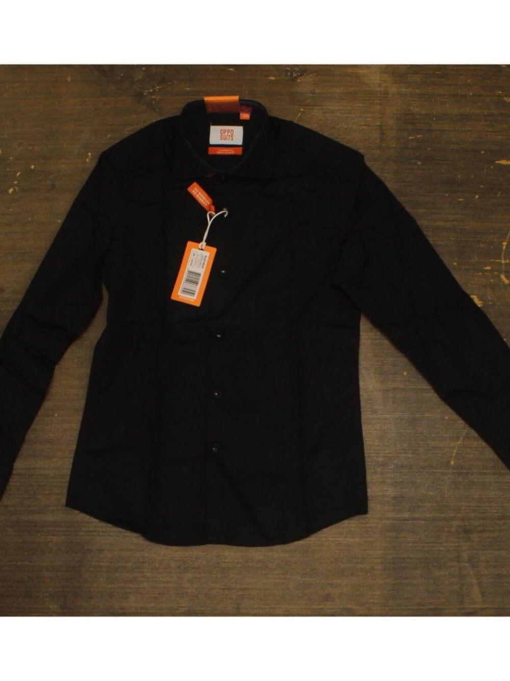 NEW Opposuits Teen Boys Button Up Dress Shirt OSST-1008 Black Knight 10
